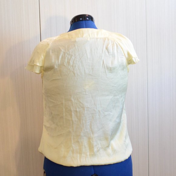 Yellow Shell Blouse - Picture 3 of 6